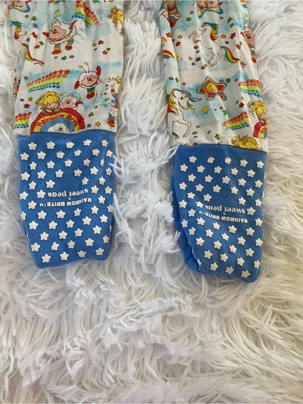 Rainbow Brite X Sweet Peas one piece convertible Pajama